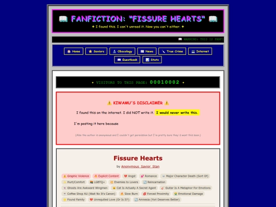 eclipse/FanFic screenshot