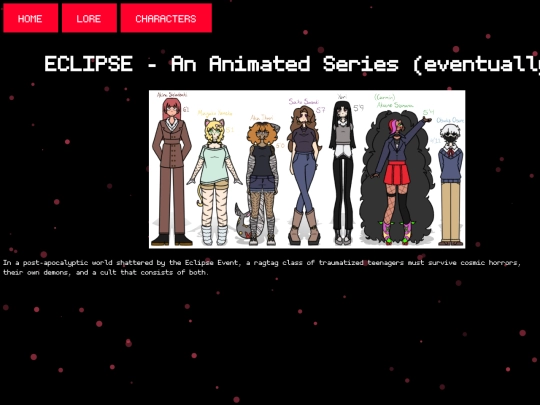 eclipse/MainPage screenshot
