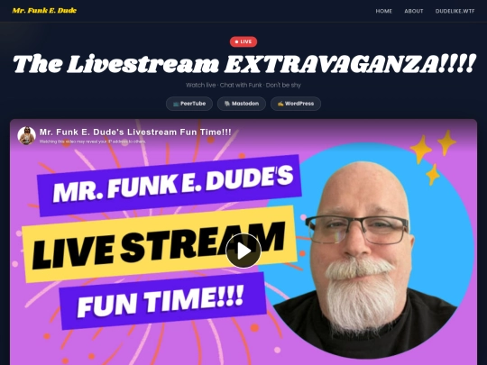 live screenshot
