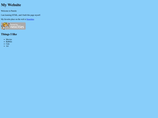 index screenshot