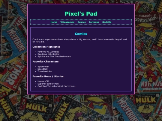 comics screenshot