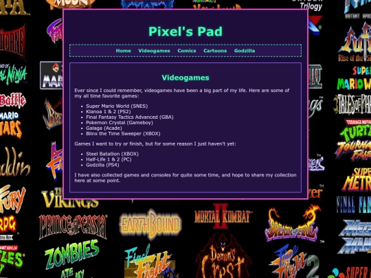 games screenshot