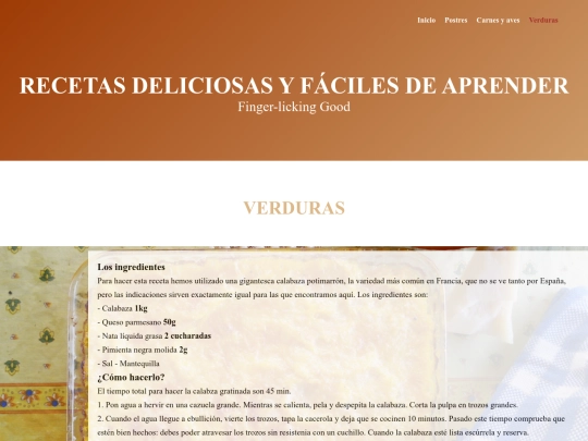 verduras screenshot