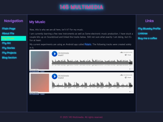 html/myMusic screenshot