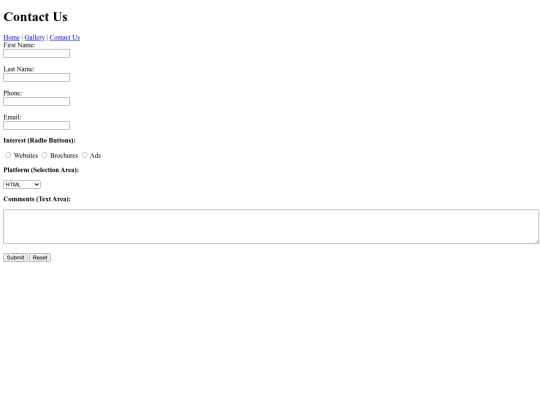 contactfinal screenshot