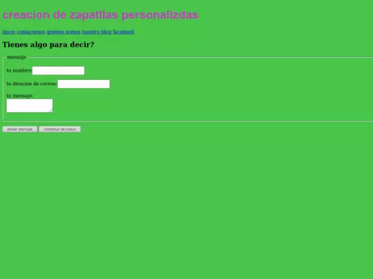 Contactenos.index screenshot