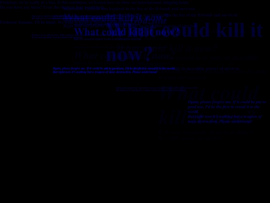 BLUE screenshot