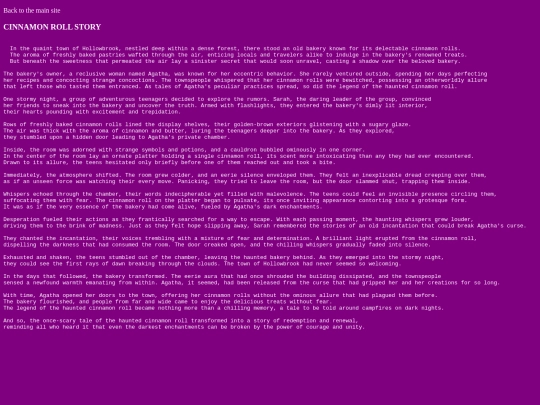 Stories-CinnamonRoll screenshot