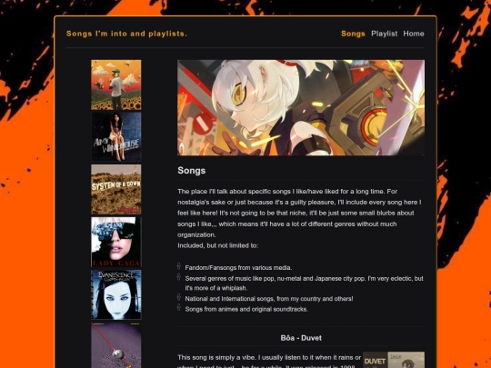 playlist screenshot