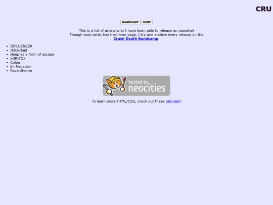 artists screenshot