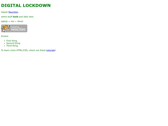 index screenshot