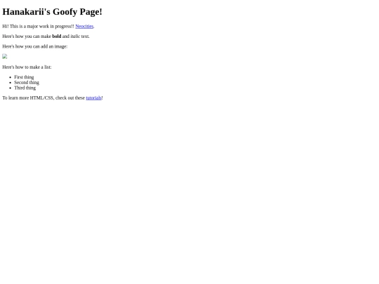 index screenshot