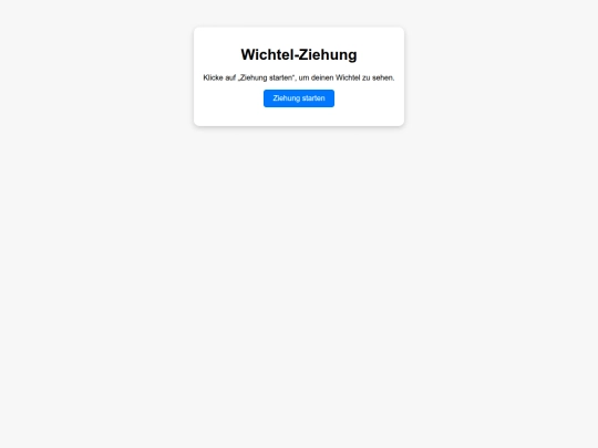 wichteln screenshot