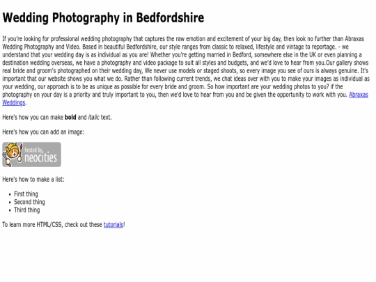 index screenshot