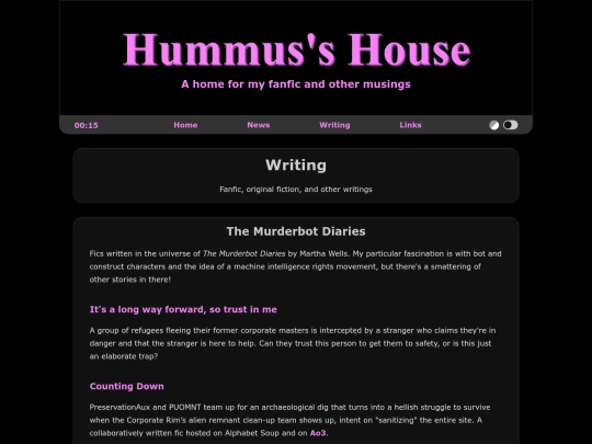 archive/stories screenshot