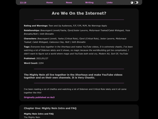 writing/on-the-internet screenshot