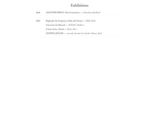 exhibition screenshot