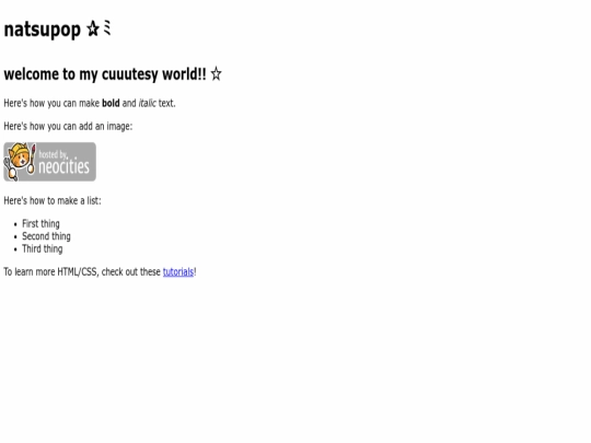 index screenshot