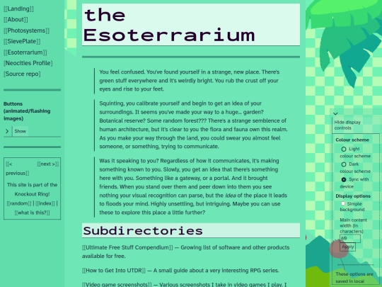 esoterrarium screenshot