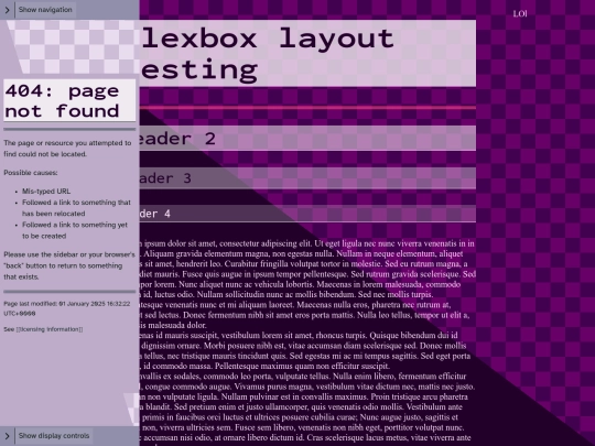 experiments/flexbox screenshot