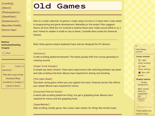 games screenshot
