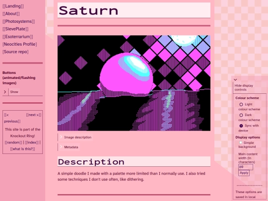 photosystems/saturn screenshot