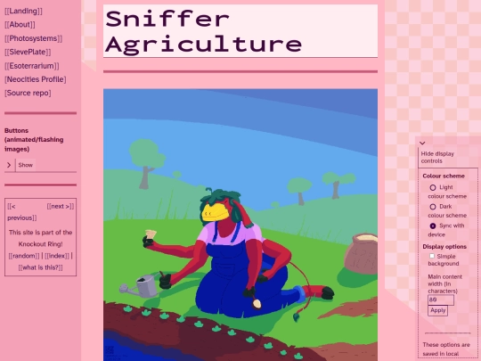 photosystems/sniffer_gardener screenshot