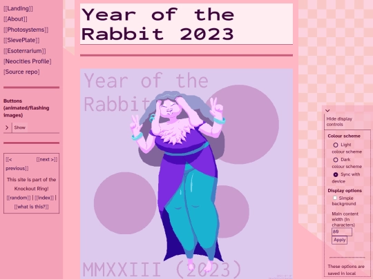 photosystems/year_of_the_rabbit screenshot