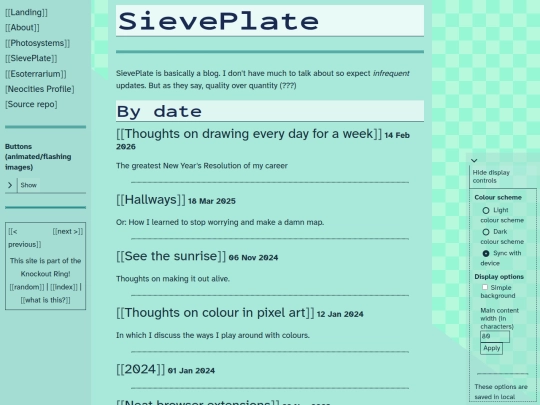 sieveplate screenshot