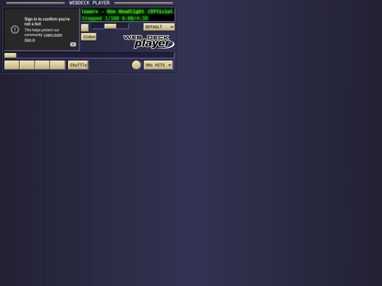 webdeck-player screenshot