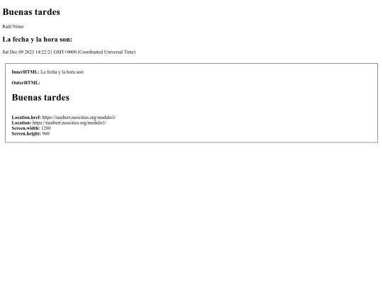 modulo3 screenshot