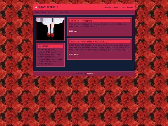 blog screenshot