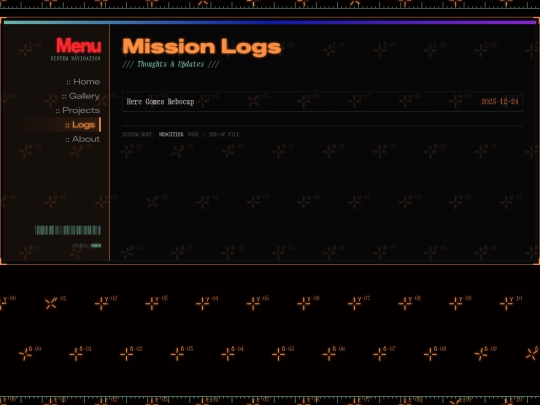 blog screenshot