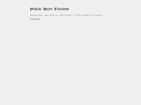 not_found screenshot