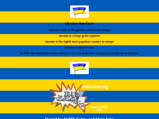 ukrainefunfacts screenshot
