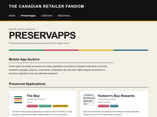 preservapps screenshot