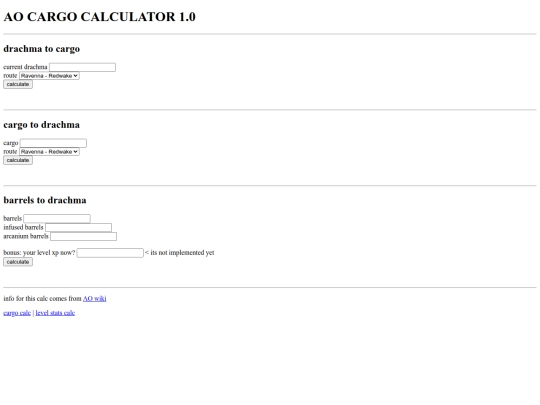 ao/cargo_calc screenshot