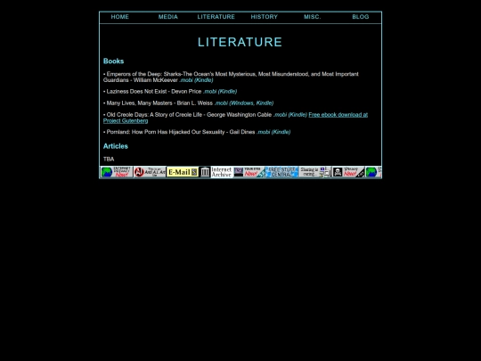 literature screenshot