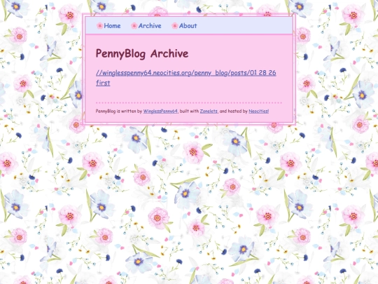 penny_blog/archive screenshot