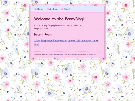 penny_blog screenshot