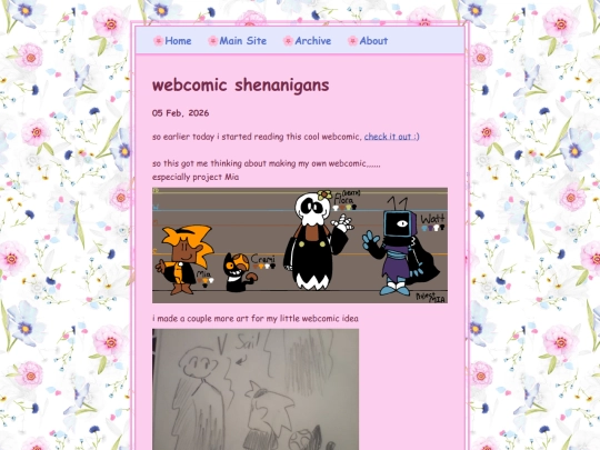 penny_blog/posts/2026-02-05-webcomic-shenanigans screenshot