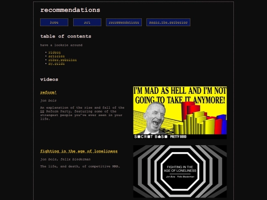 recs screenshot