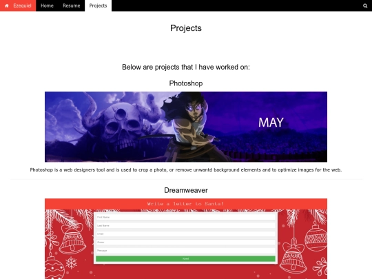 profilo/project screenshot