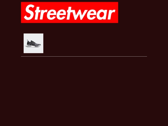 CLOTH/streetwear screenshot