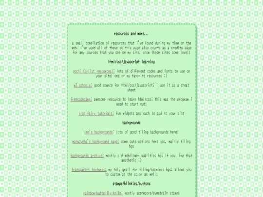 resources screenshot