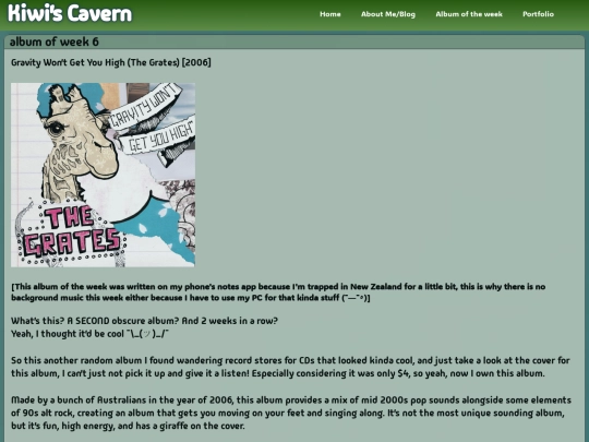 album screenshot