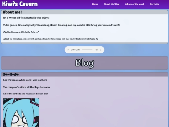 blog screenshot