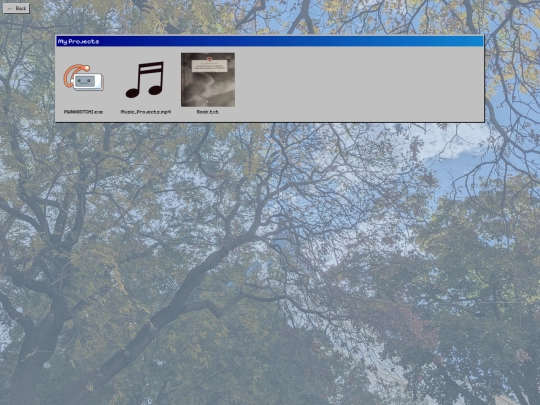 Projects/Home screenshot