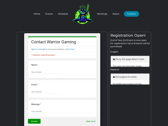contact screenshot