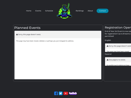 events screenshot